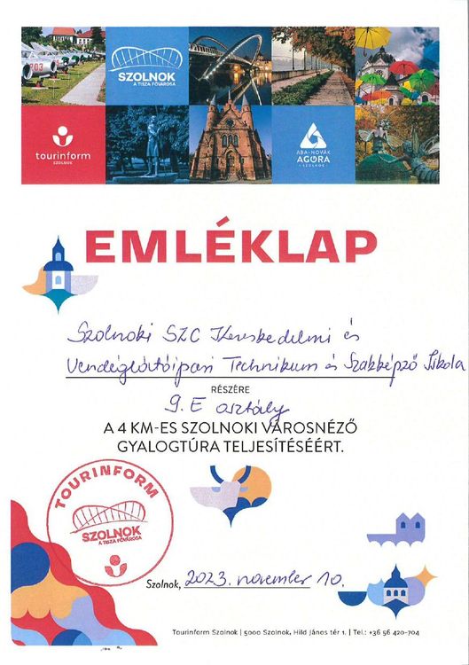 Városnéző gyalogtúra