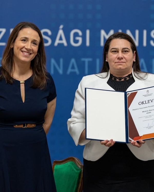 Pénzügyi Tudatosság Fejlesztéséért díj